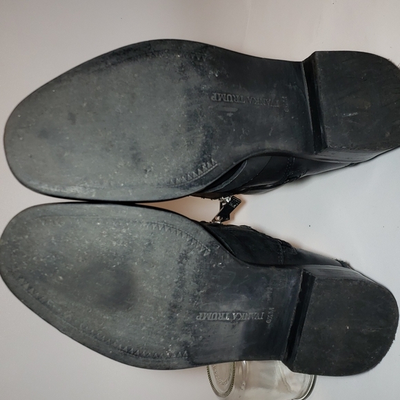 Riding Boots,Black Genuine leather women's Boots - Picture 7 of 9